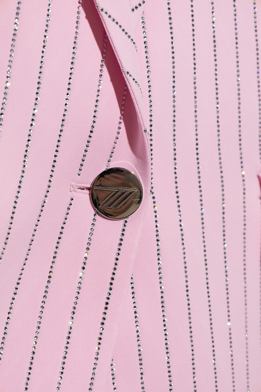 Pink 'Glen' blazer with crystals The Attico - Vitkac France